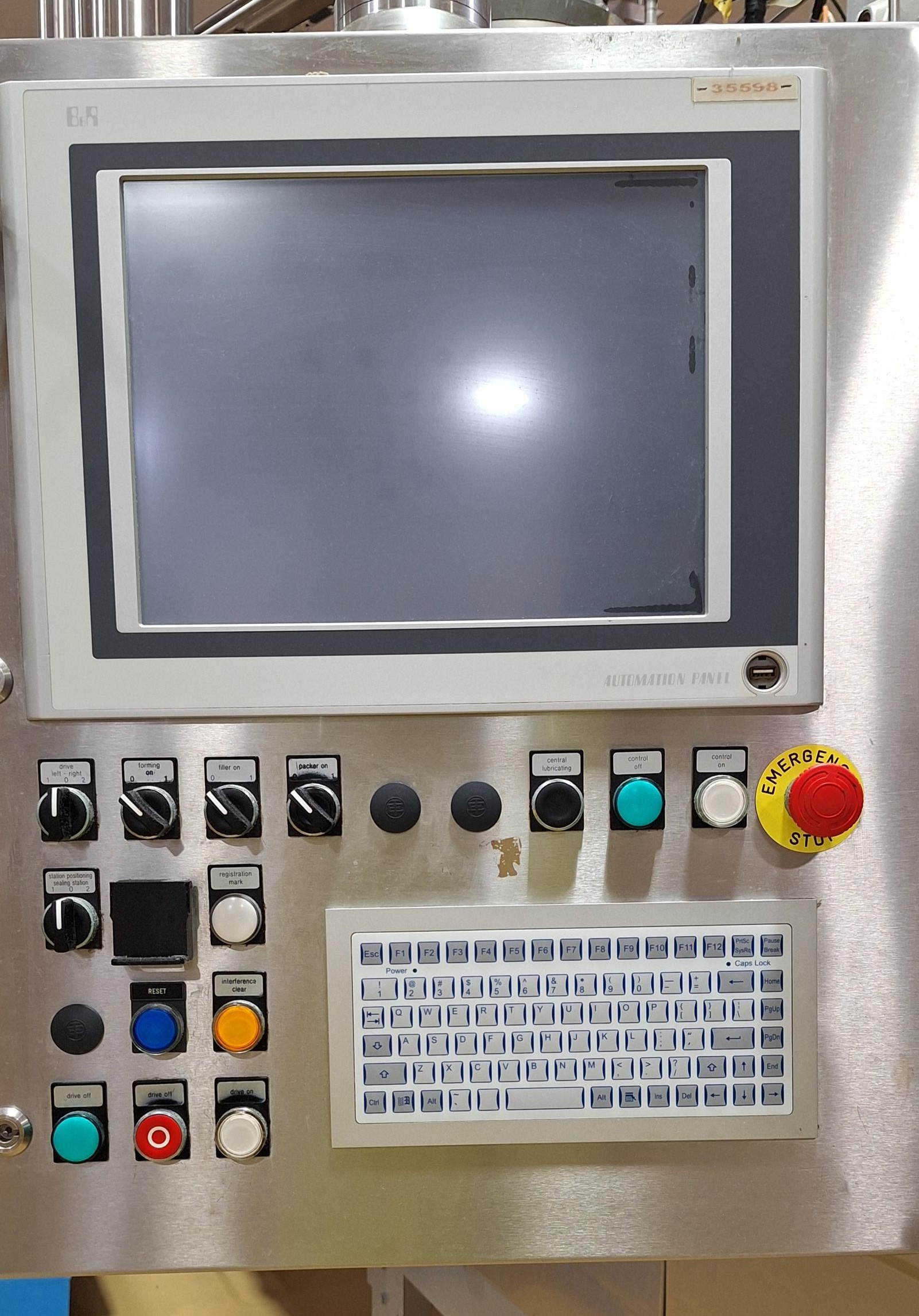 Used Form Fill Seal Machine (FFS) for mini-portions of butter Hassia THL 30/37