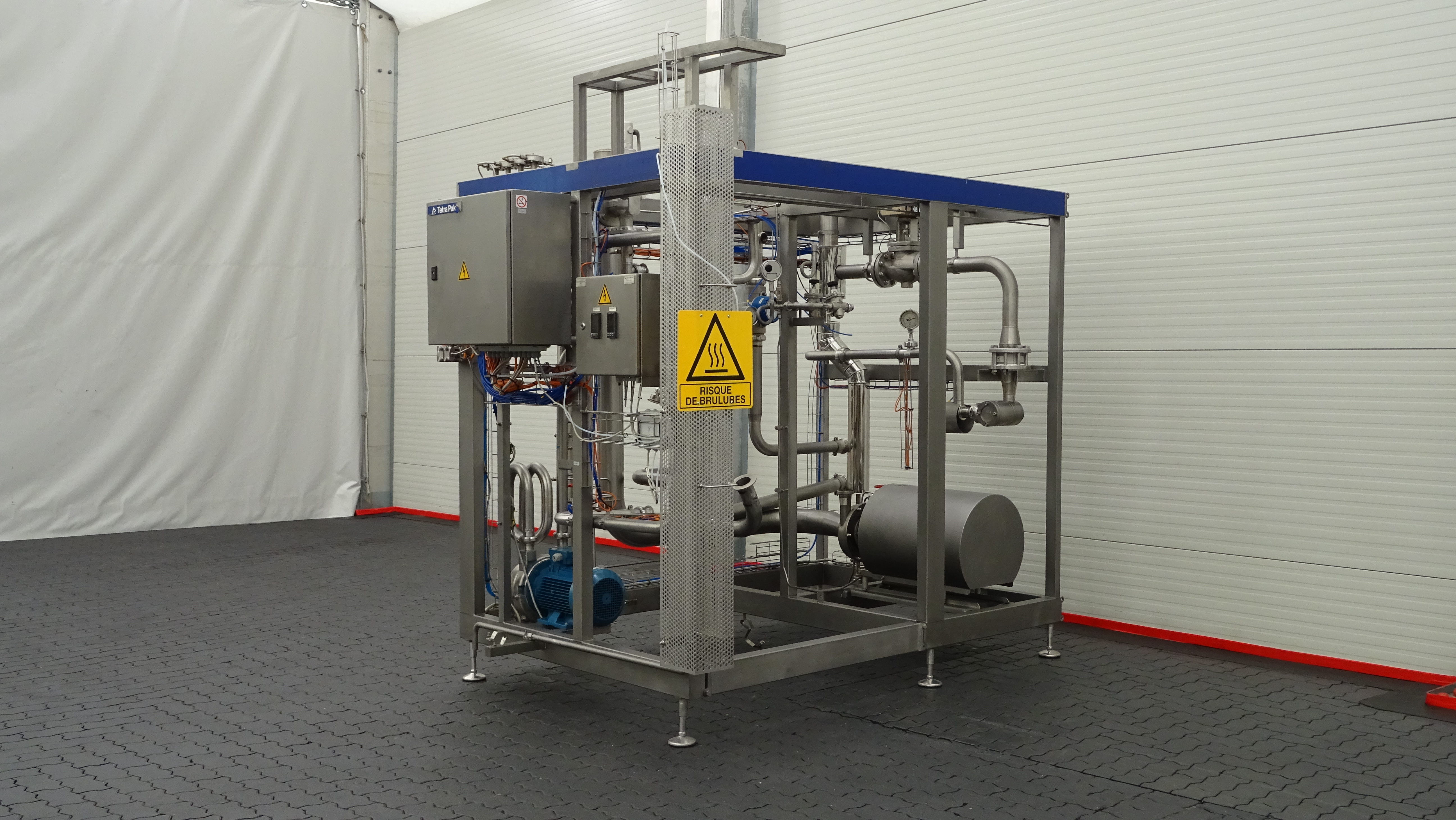 Used Tetra Pak ​​​​​​​​​​​​Tetra Therm Aseptic VTIS line with Tetra Alex TA400 homogeniser