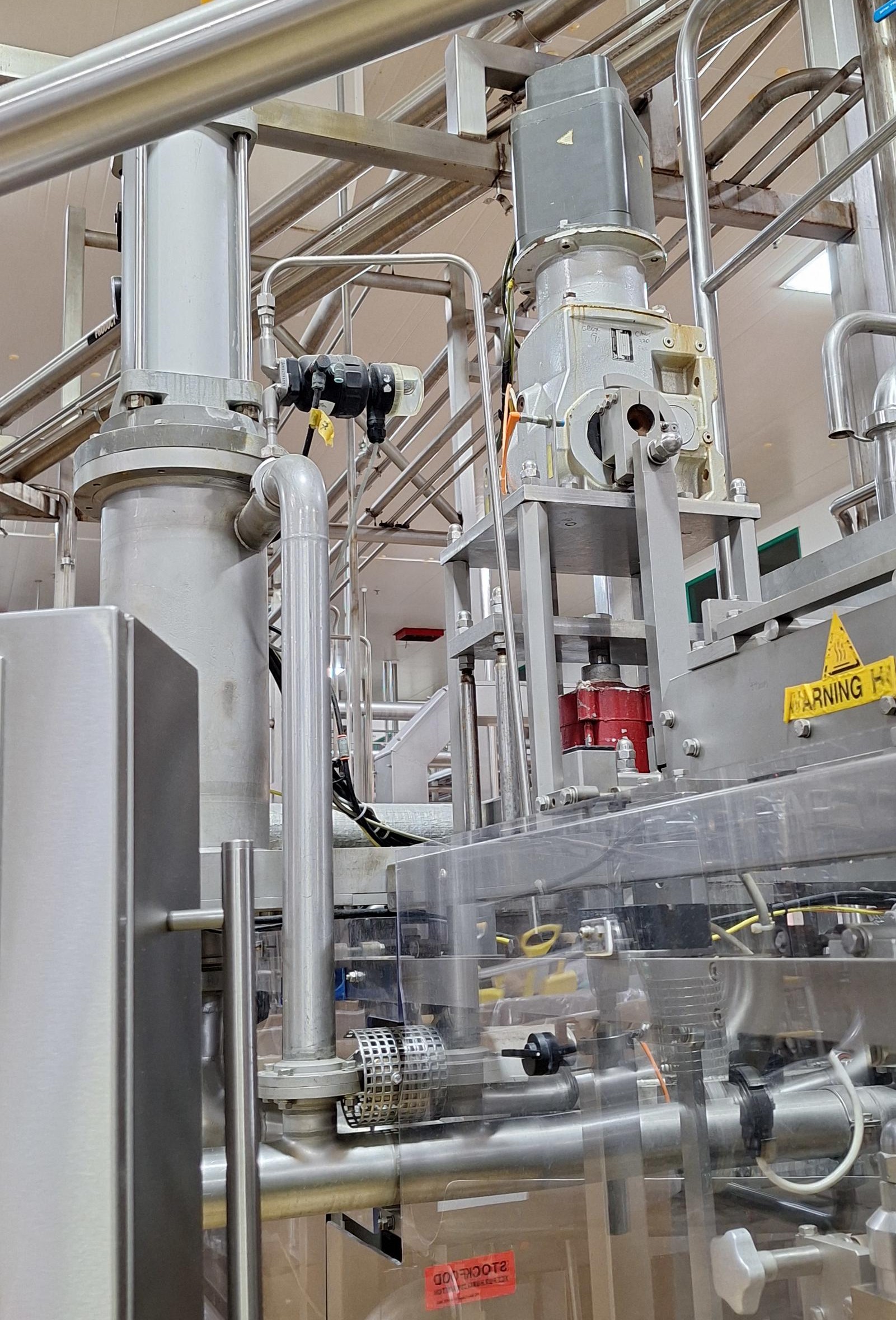 Used Form Fill Seal Machine (FFS) for mini-portions of butter Hassia THL 30/37