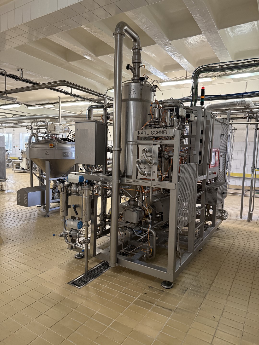 Used Complete processing line for the production of processed UHT cheese - Karl Schnell - 200 up to 750 kg per hour