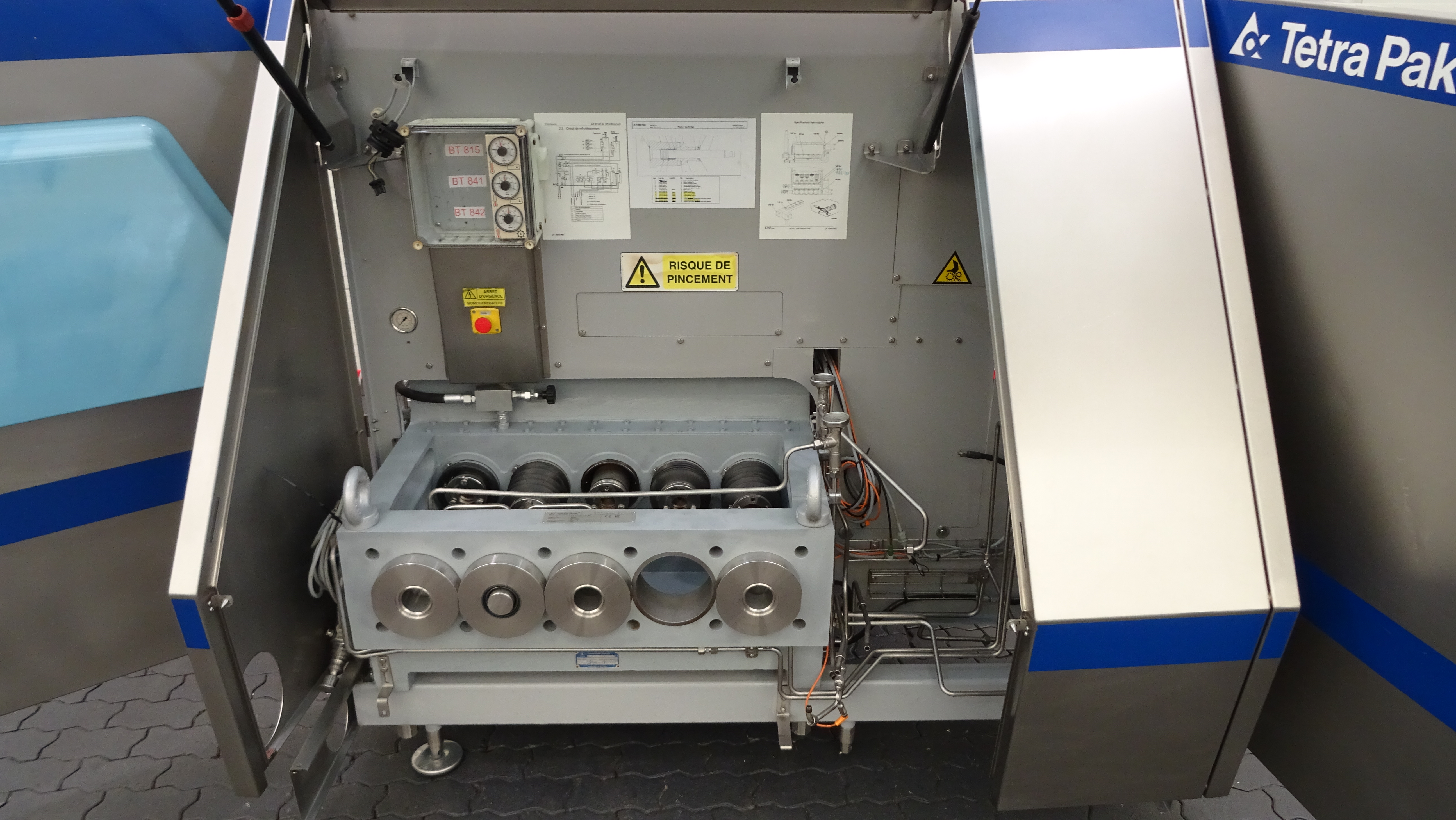 Used Tetra Pak ​​​​​​​​​​​​Tetra Therm Aseptic VTIS line with Tetra Alex TA400 homogeniser