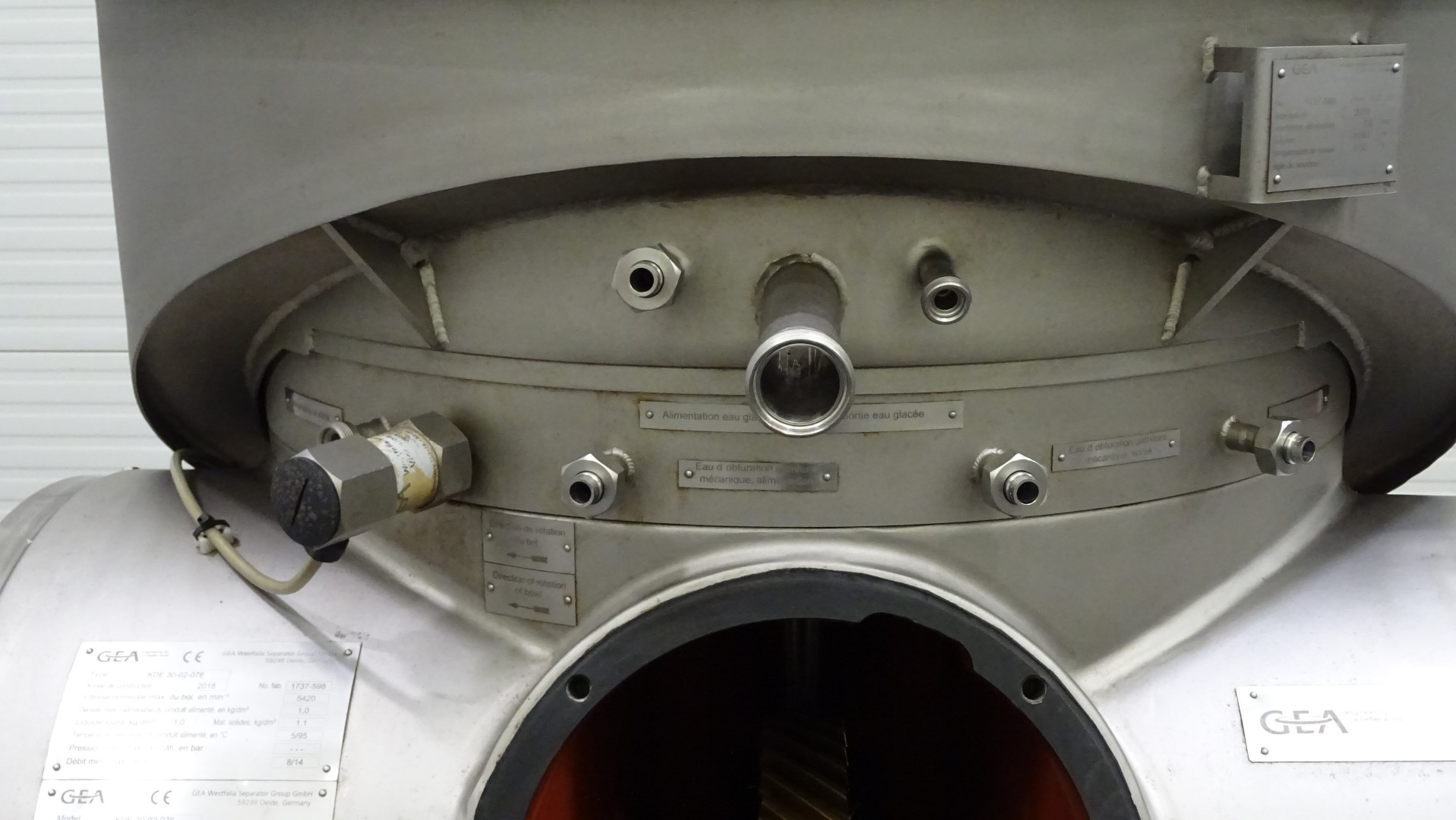 Used Year 2018 - Unused Nozzle Separator for Strained Yoghurt, Quark and Fresh Cheese GEA Westfalia KDE 30-02-076