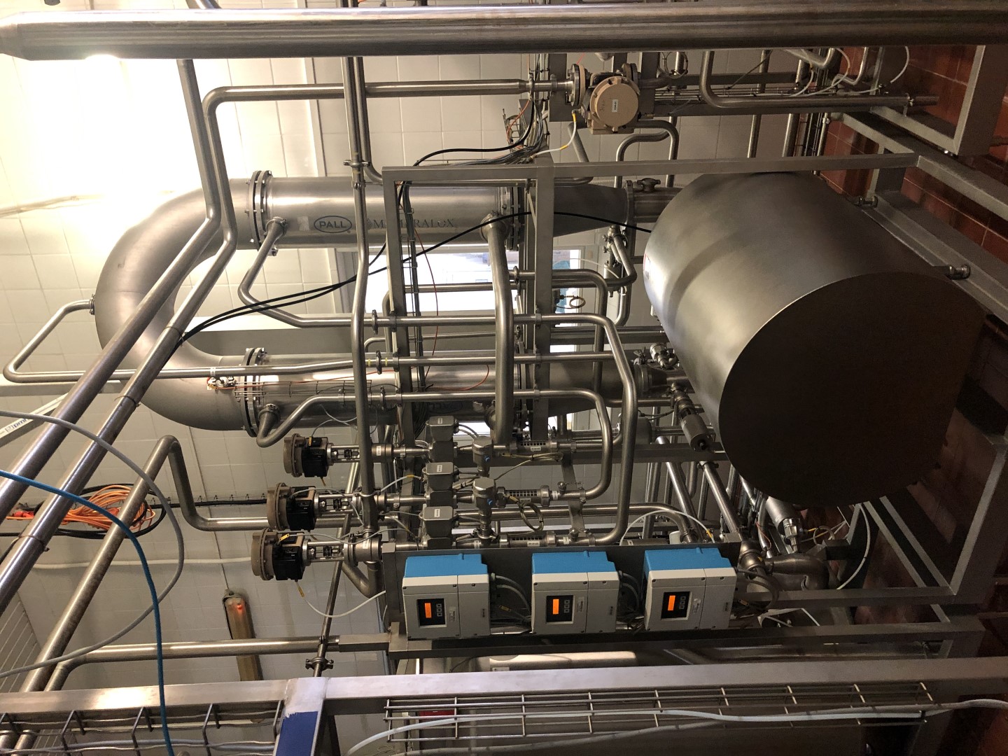 Used Micro Filtration Unit (MF) Tetra Pak Tetra Allcross MB 1x M74 / 1x M19 + Cream Pasteurizer C6-SR
