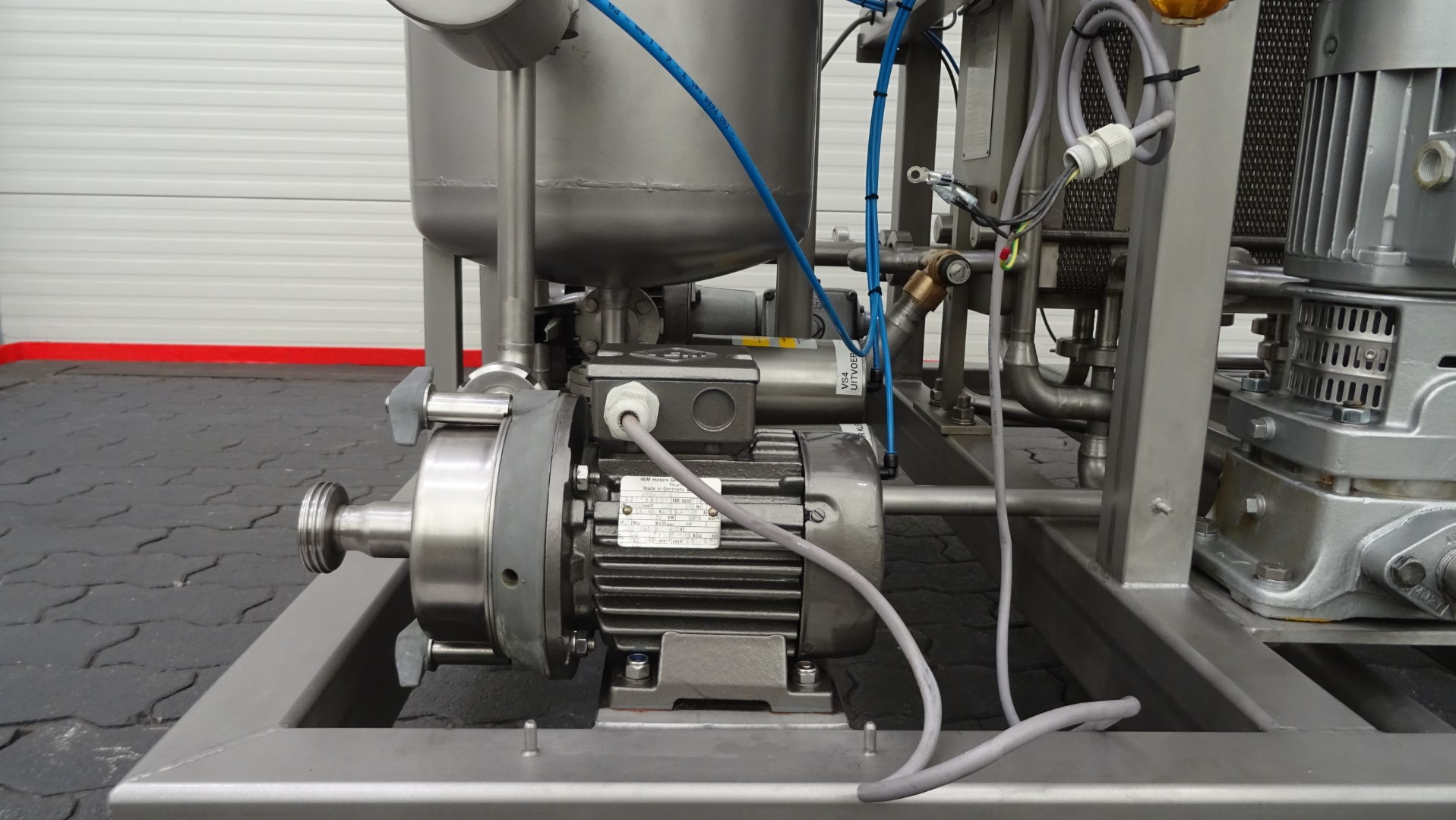 Used UHT Pilot plant with aseptic homogeniser and filling chamber - APV UHT pilot + Gaulin 396 MCP 4-2,5TBS