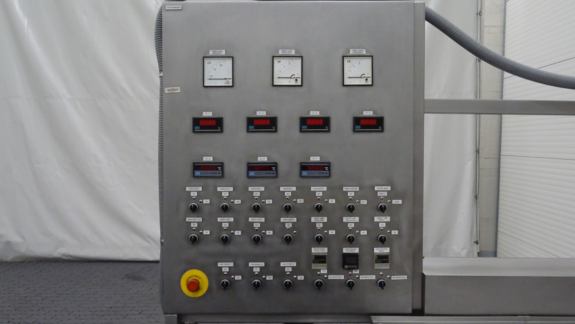 Used Margarine Pilot Plant - Gerstenberg & Agger HP Pump + Perfector 3x57 + Pin rotor + Inverter and Cooling Unit R22