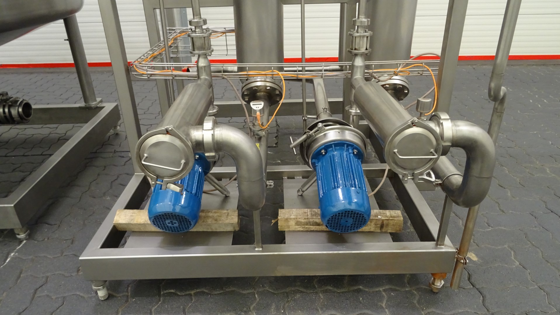 Used Complete 2-Lane CIP Unit with 3 Tanks - Obram WAB - 30/2