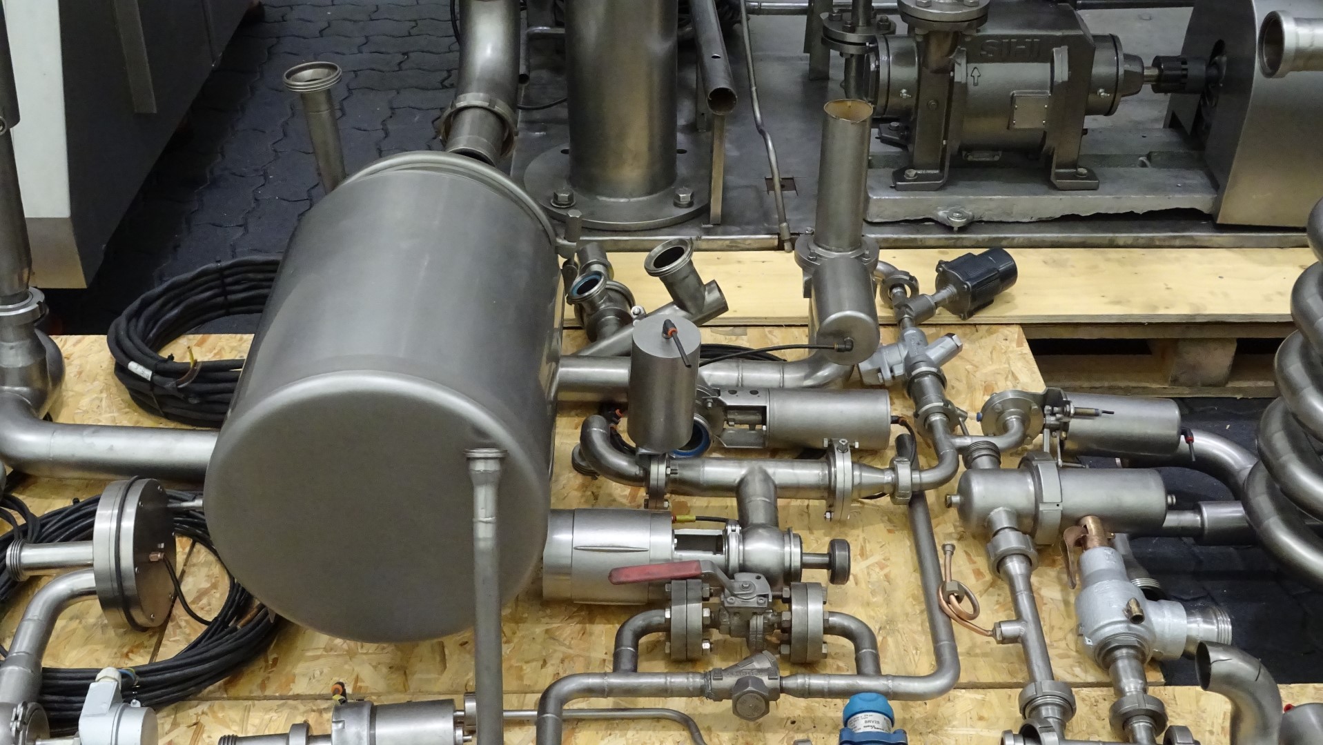 Used Direct steam injection (DSI) UHT with aseptic homogeniser - APV DSI + APV Gaulin MC 45-5TPSX