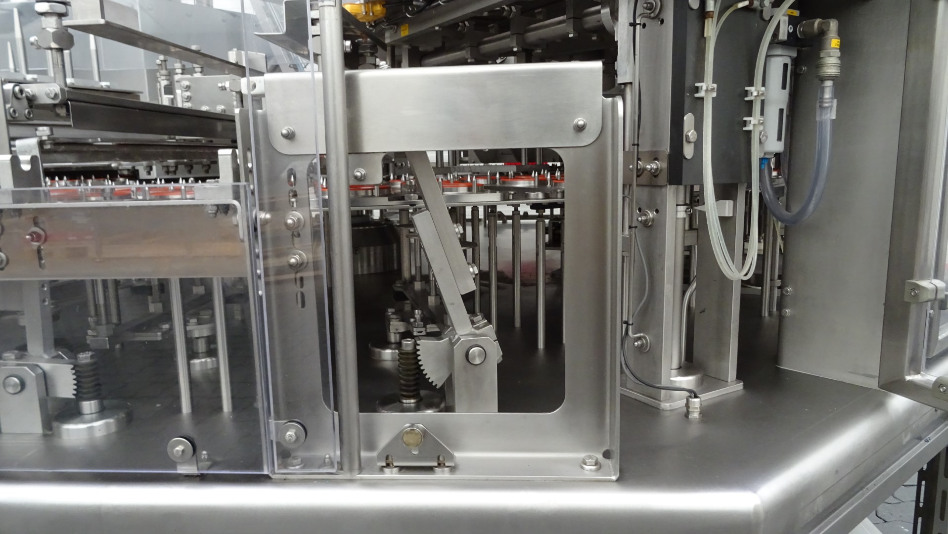 Used Aseptic cup filling, sealing and snap cap machine - Waldner Dosomat 16.6AS