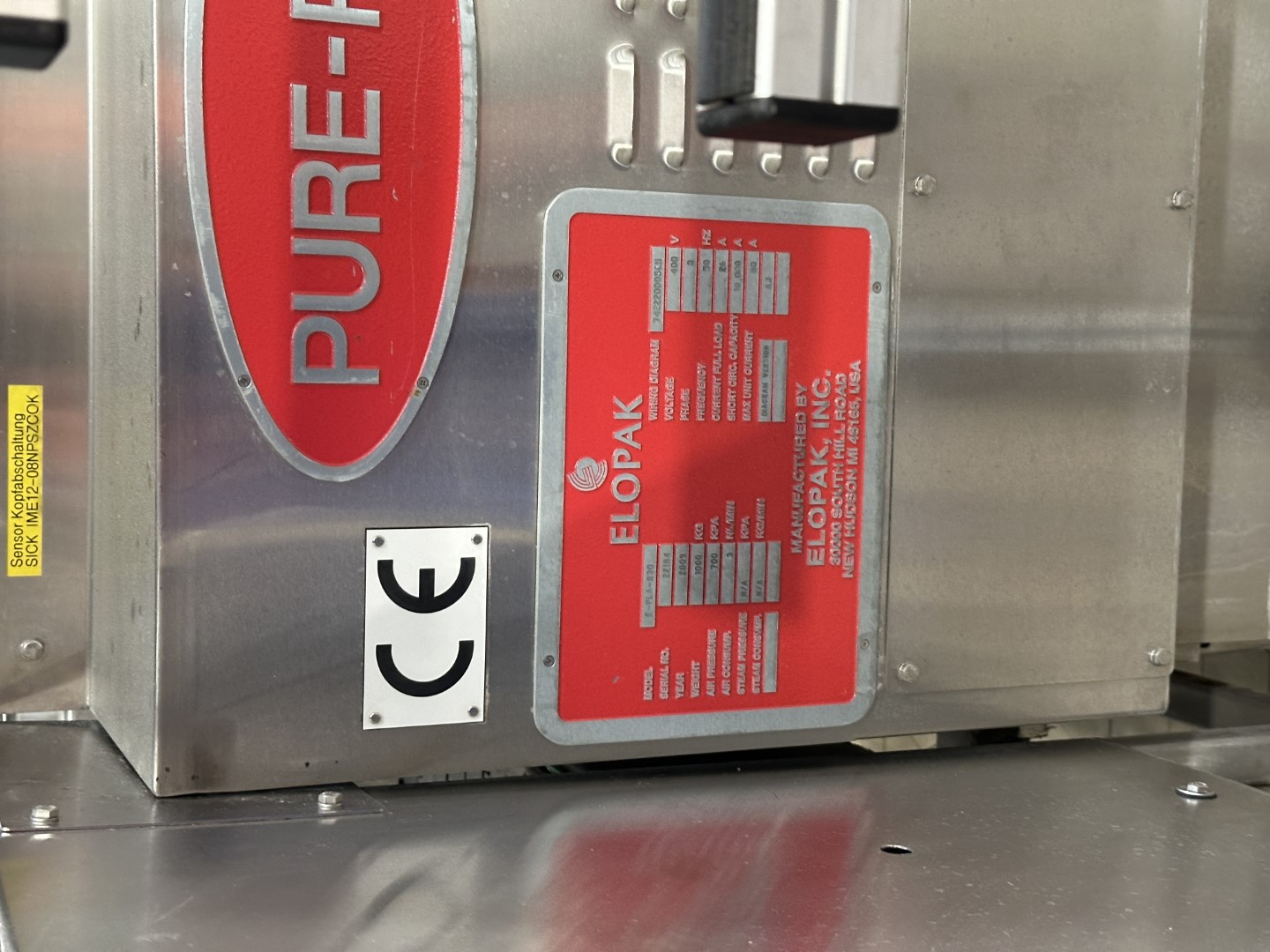 Used Aseptic Carton Filling Line: Shikoku S-PS80HA + 3x Elopak PLA-S30 Applicator + Oystar A+F Packer