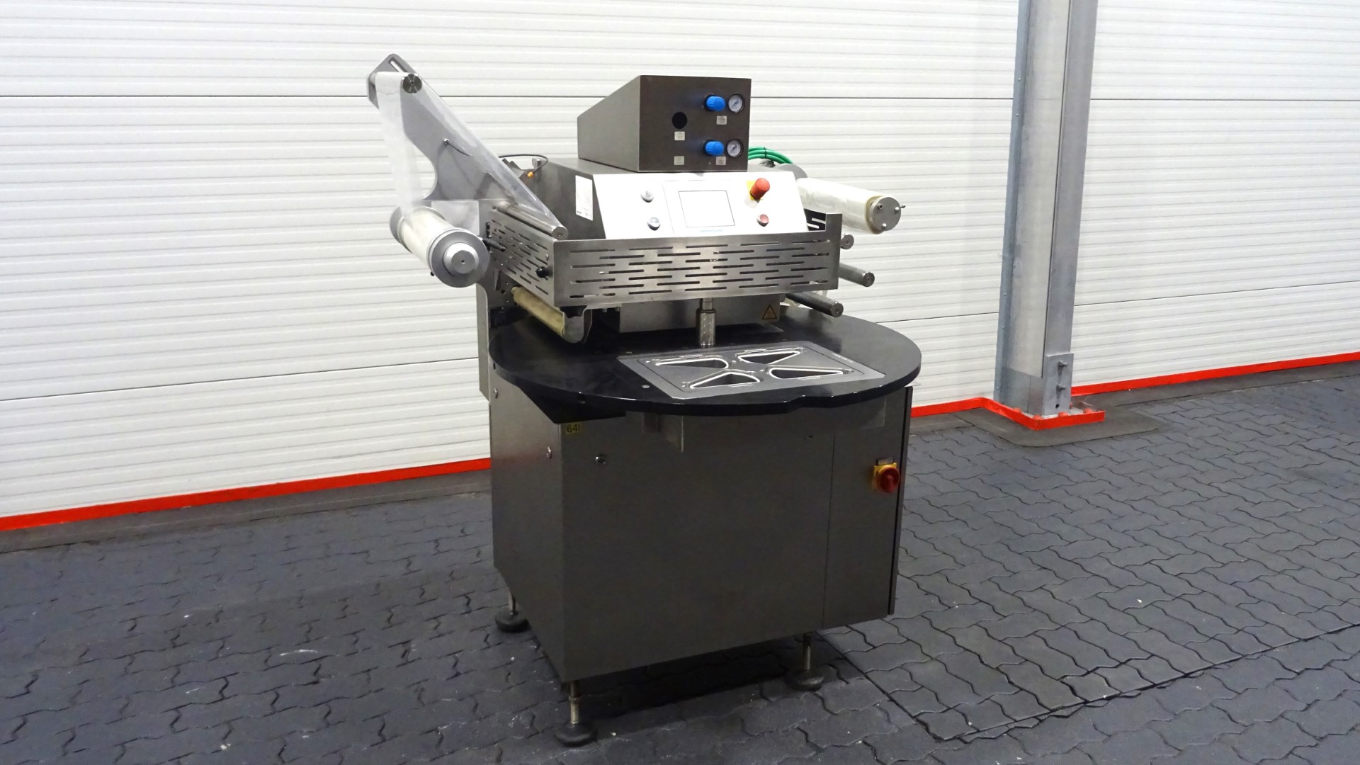 Used Semi-automatic Tray Sealer - Variovac Rotarius VG