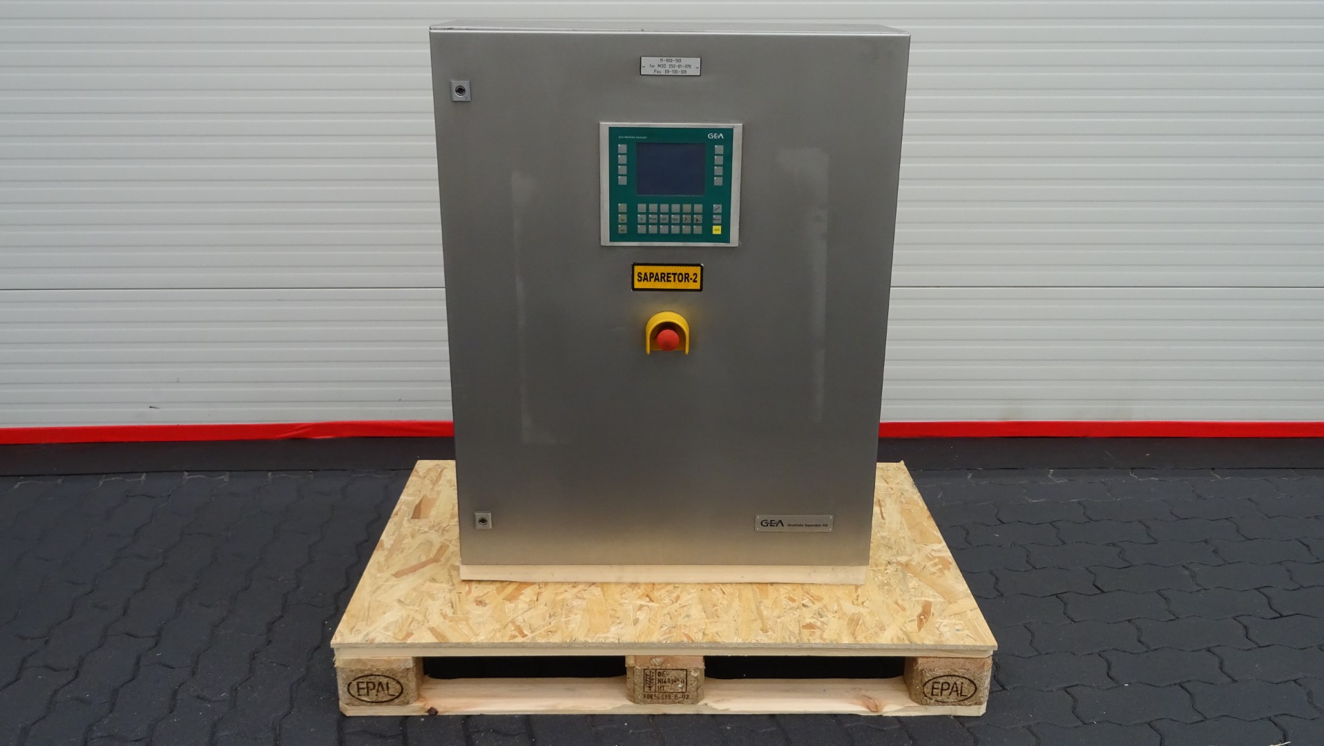 Used Cream Separator GEA Westfalia MSD 250-01-076