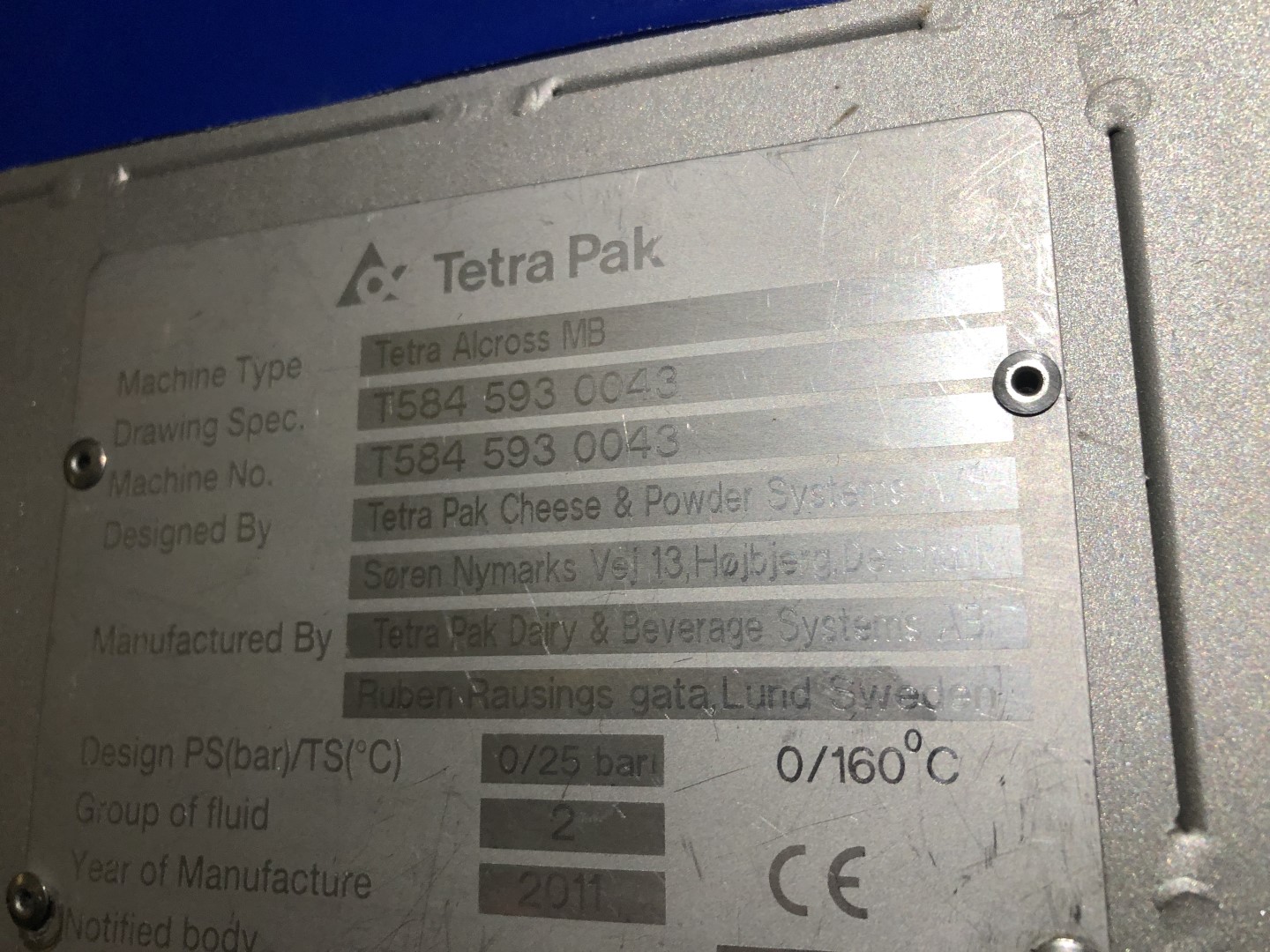 Used Micro Filtration Unit (MF) Tetra Pak Tetra Allcross MB 1x M74 / 1x M19 + Cream Pasteurizer C6-SR