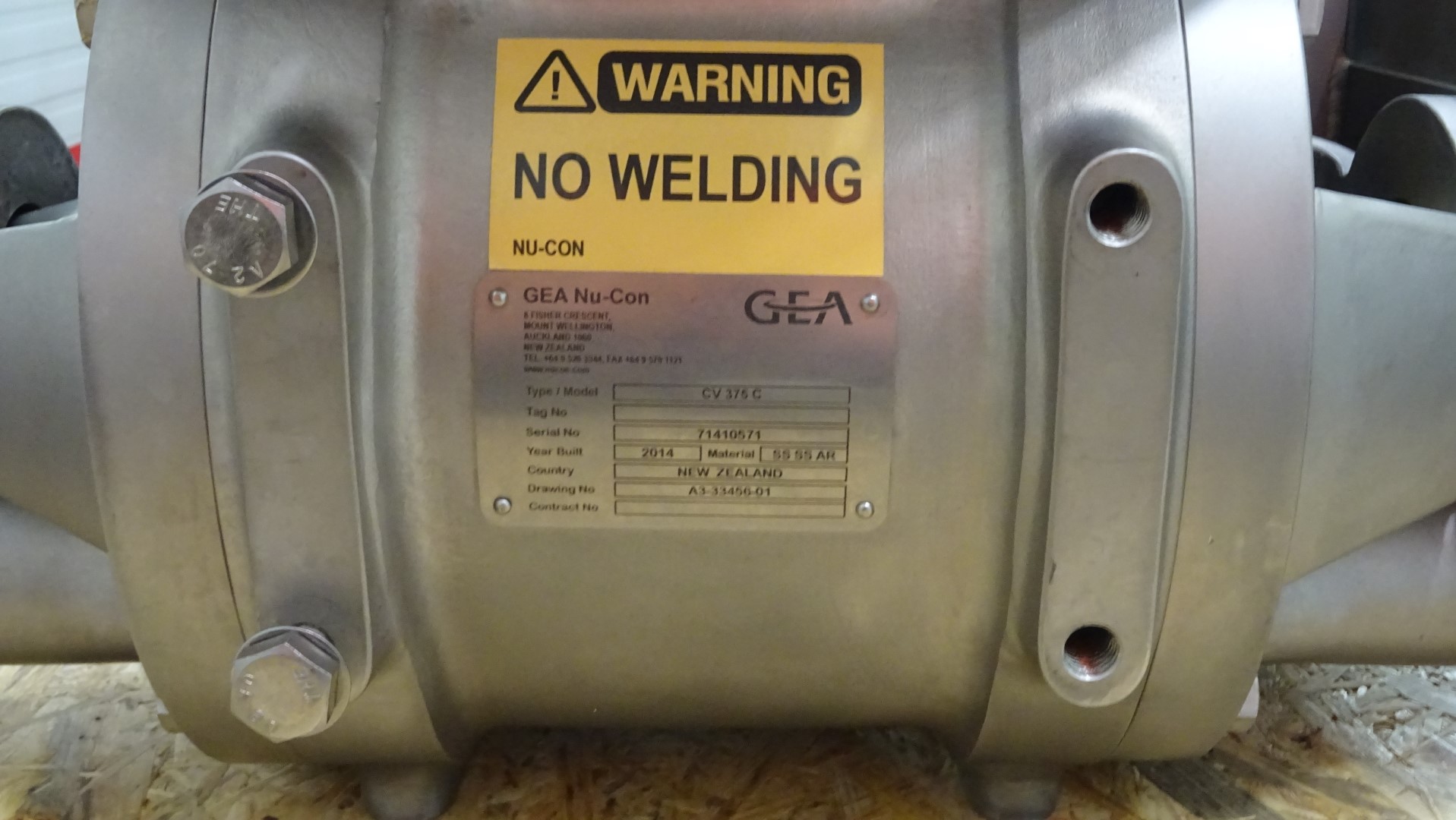 Used Rotary valve - GEA Nu-Con CV 375 C