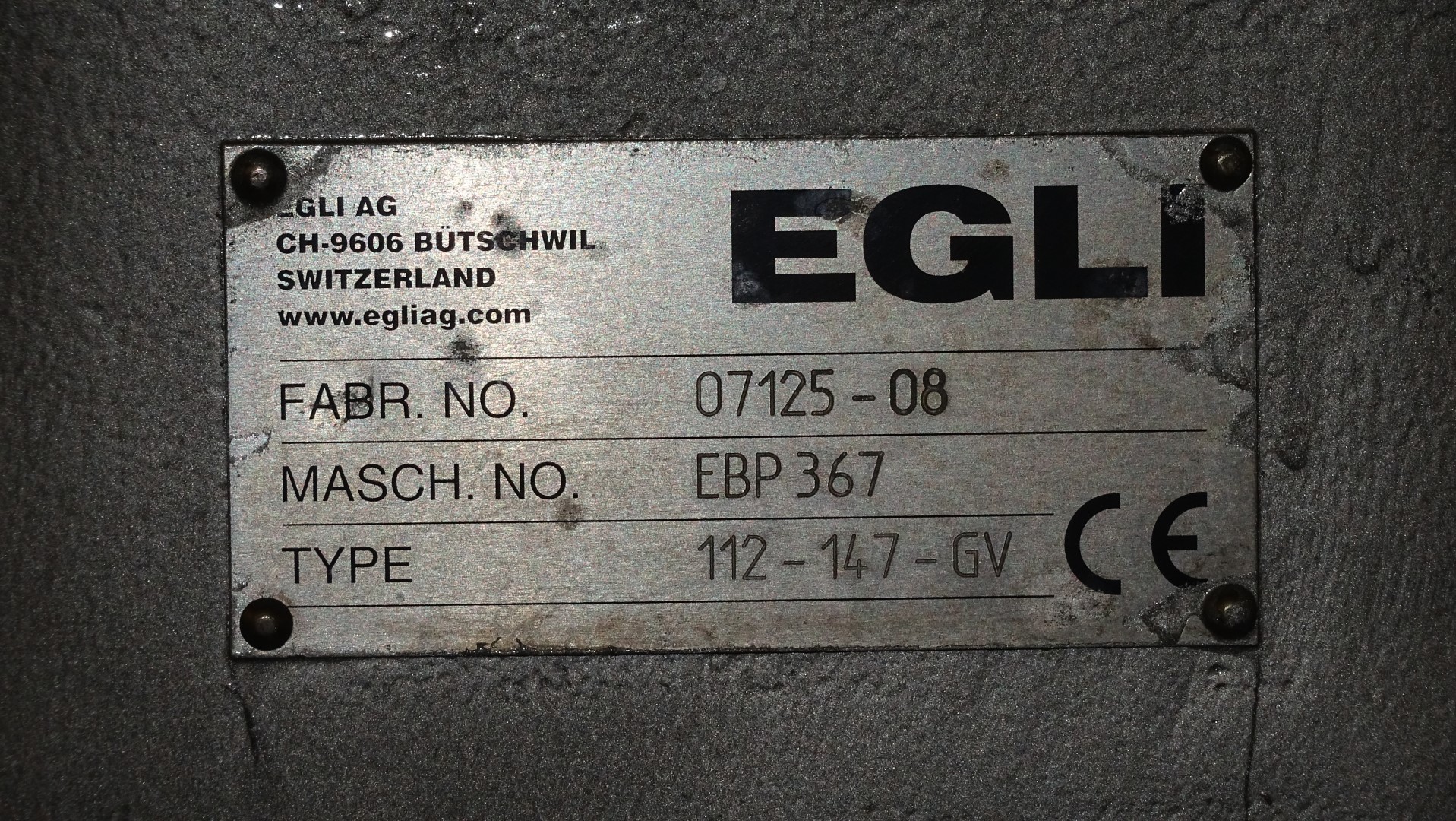 Used Closed Buttersilo Egli EBW 177 - 1200