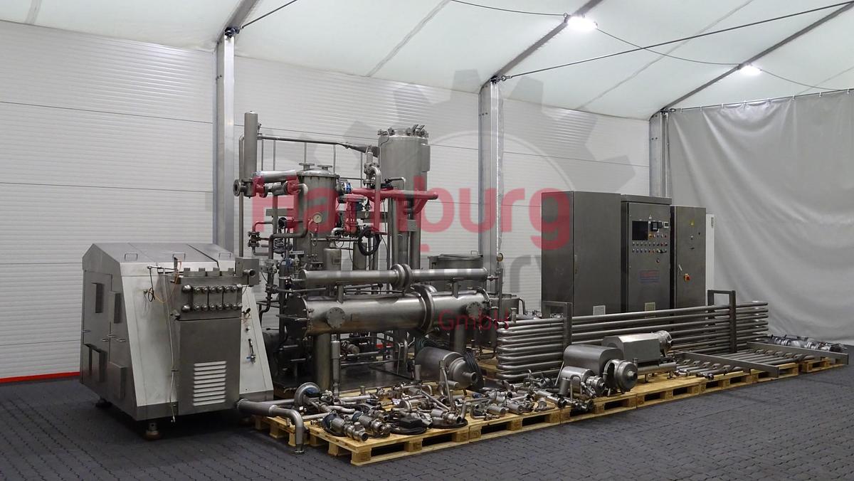 Used Direct steam injection (DSI) UHT with aseptic homogeniser - APV DSI + APV Gaulin MC 45-5TPSX