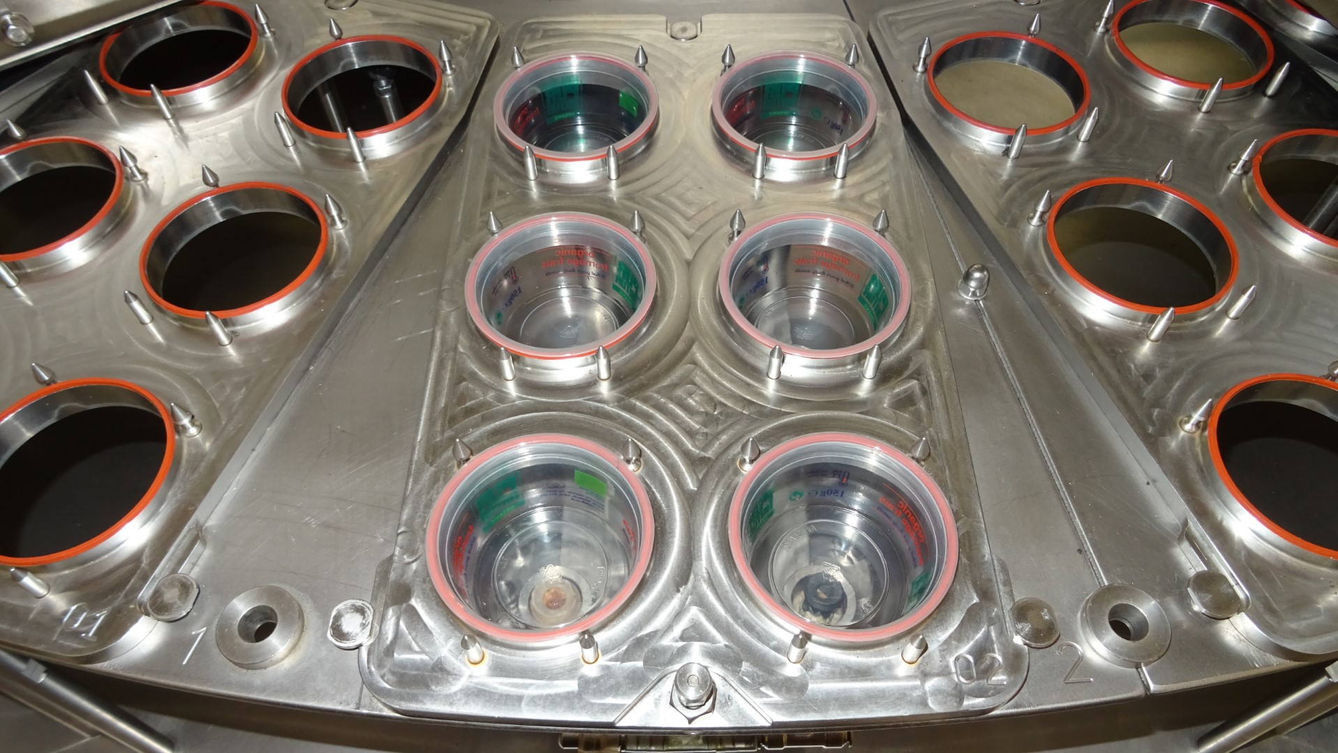 Used Aseptic cup filling, sealing and snap cap machine - Waldner Dosomat 16.6AS