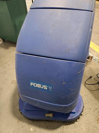 Used Clarke Focus II Floor Scrubber (B) with Built-in Charger