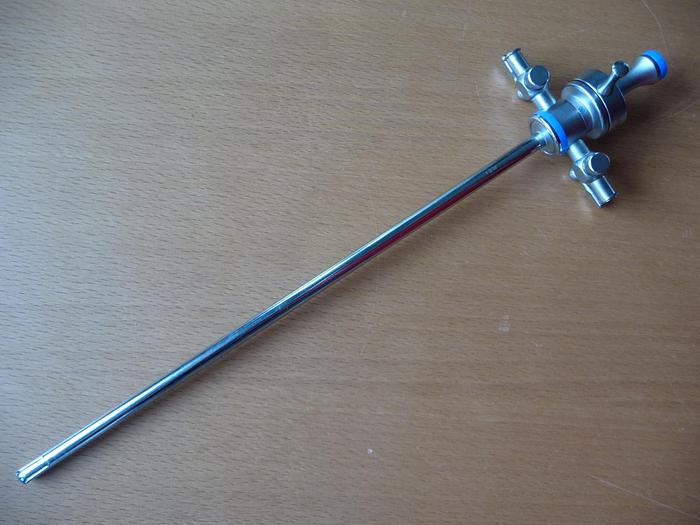 Gebraucht Olympus Hysteroskop A3105 4,5mm/12 ° mit Schaft 17Char. A2211 und Adapter A3207