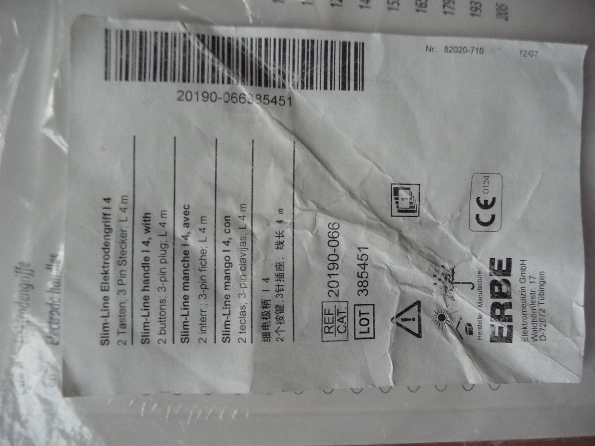 Erbe 20190-066,  Slim-Line Handgriff mit 2Tasten