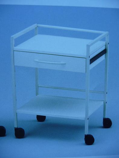 Gerätewagen medi-net mit 1 Schublade und 2 Ablageböden, neu