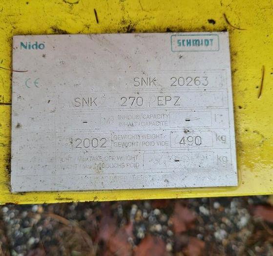 Gebruikt 2002 Nido SNK270 EPZ