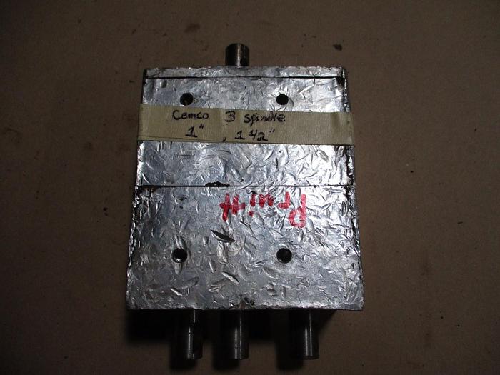 Used CEMCO 3-SPINDLE FIXED CENTER BORING HEAD 