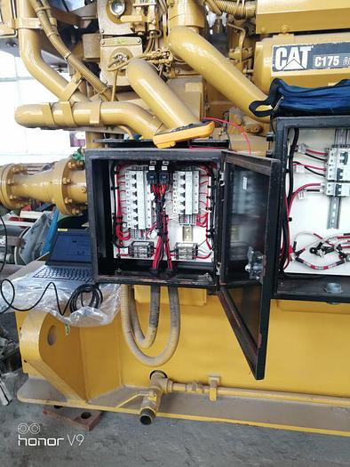 Used Caterpillar C 175 engine with Kato generators Very low working hours.