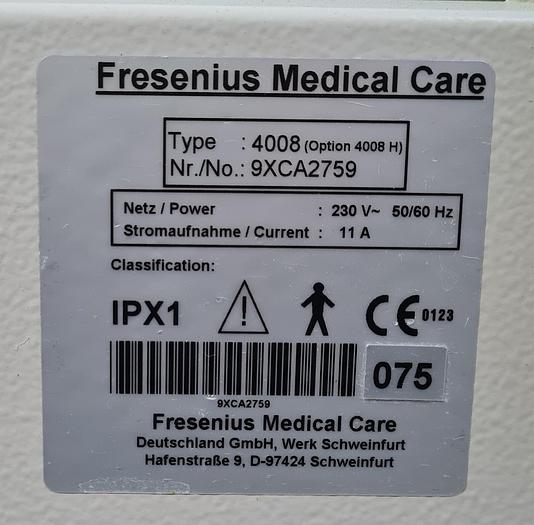 Gebraucht Dialyse Geräte  Fresenius 4008H