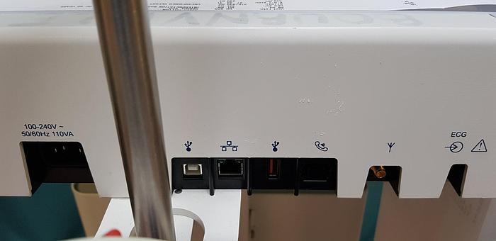 Used Mortara ELI 250c EKG Gerät auf Trolley, Kabellos!!