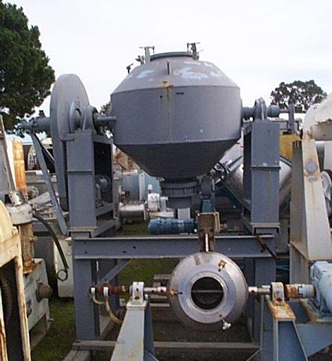 Used Dryer, Vacuum, Conical, 10 CF, Ceramic & S/st, Stokes, #S276434