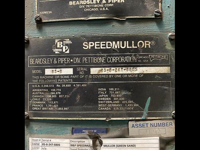Used BEARDSLEY & PIPER 85B SPEEDMULLER( On Hold)