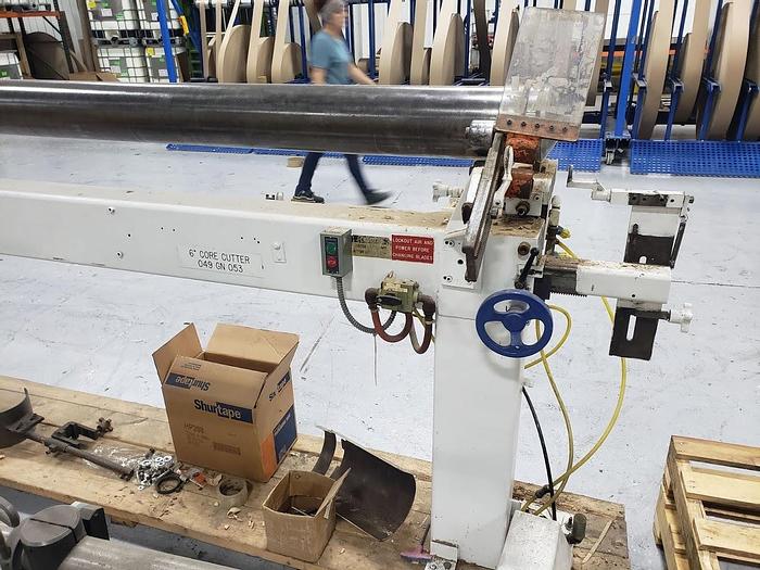 Used 120" APPLETON CORE CUTTER MODEL S 10 10 A 6" DIAMETER CORES