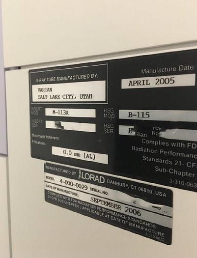 Usado Mastógrafo Análogo HOLOGIC M4 2005