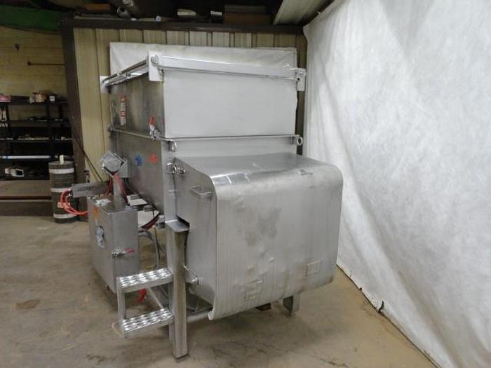 Used Rietz Dual Shaft Ribbon Blender; Md#RS-18-K5405; 1000Lbs