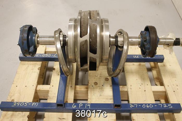 Refurbished Goulds 3405 Pump Rotating 8x10x12, 6 Vane, 11.75" Diameter Impeller #38017