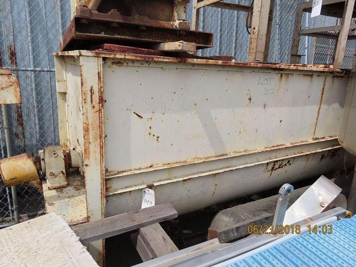 Used Mixer, Ribbon, 140 CF, C/st, 25 HP #S744098