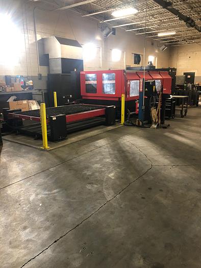 Used 4000 Watt Amada FO-3015NT CNC Laser