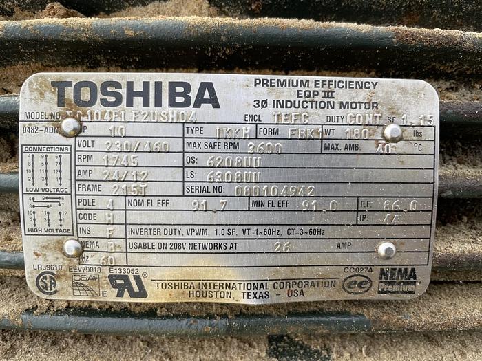 Used 45 CU. FT. MARION PADDLE BLENDER - S/S - 10 HP