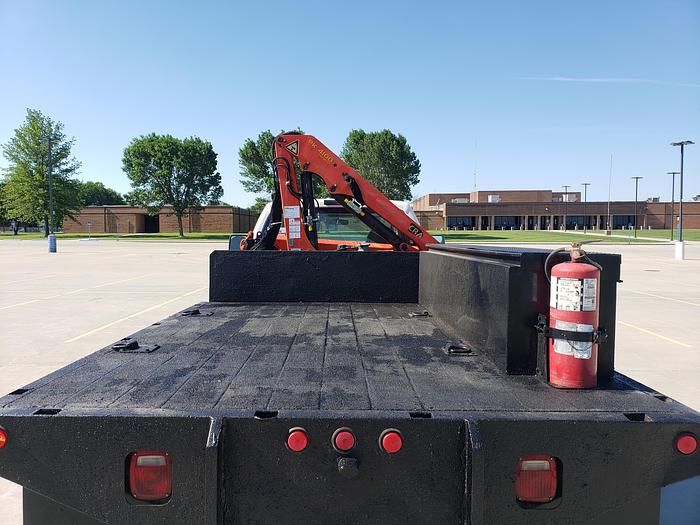 Used 2008 Ford F550 4x4 With Palfinger PK4100A Folding Crane, knuckle Boom