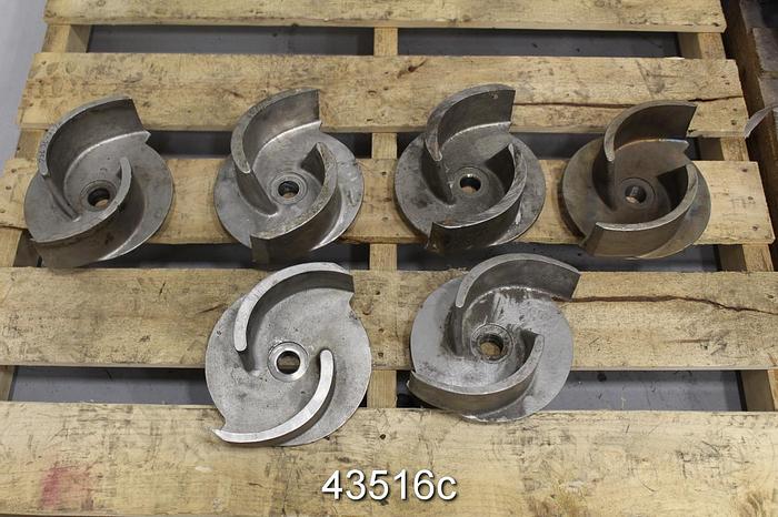 Used Gorman Rupp T4A3-B 2-Vane Ductile Iron Impeller #43516