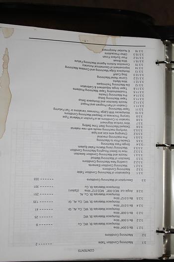 Parts Only Makino Wire Electrical Discharge Machine SP43/SP64 MGW-S Generator Instruction Manual 3. Machining Conditions (B16)