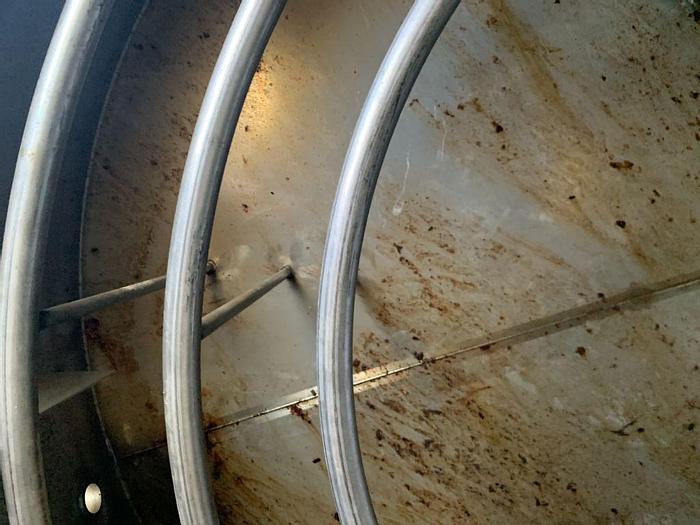 Used Tank, 6,000 Gallon, 316 Stainless Steel, UL 142, 7'6" x 18', Agitated #S743621