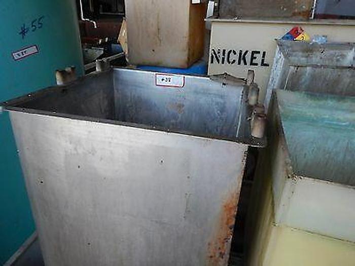 Used Tanks various sizes polypropylene stainless rinsing tank plating waste treatment