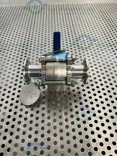 Used PBM  SIHFE8X-G-04G Ball Valve w/ 1" Sanitary Fitting, 600PSIG
