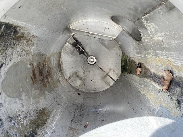 Used CGS approximately 75 gallon stainless steel vertical scrubber tank