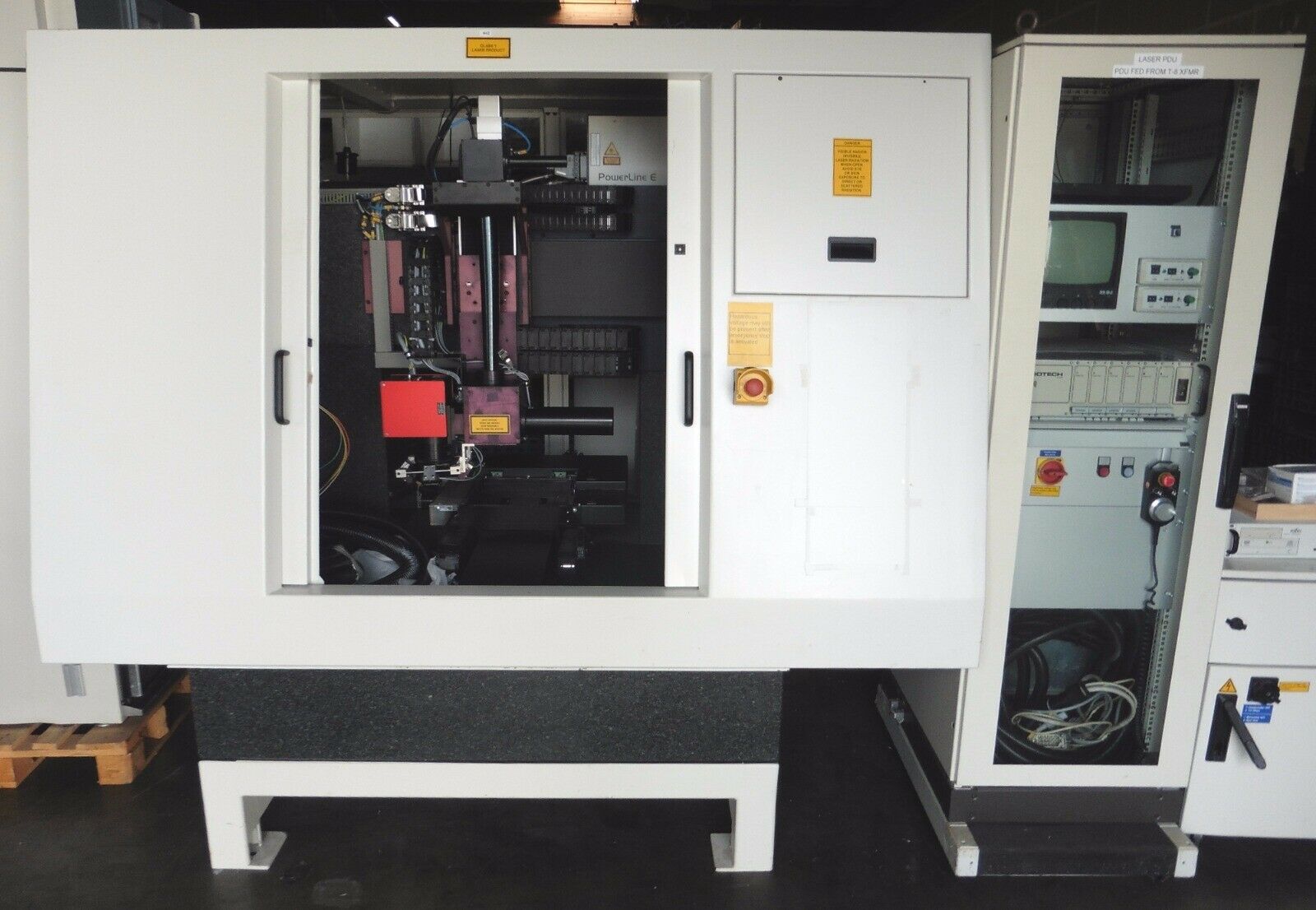 Used Rofin RSM 20 Laser Scribing Marking System (2) Powerline E 532mn 1064nm