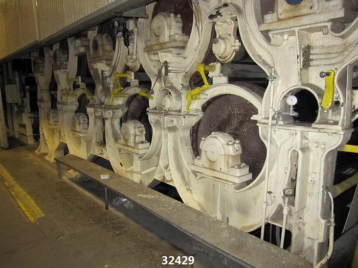 Used Rice Barton 48"x115" 24 Cans Dryer Section #32429