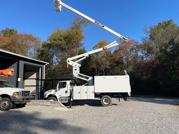 Used Terex Pro 60/70 75ft Bucket Boom on 2016 Forestry Chipper Dump Truck – MG8844
