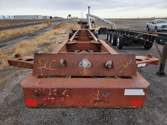 Used 40' Delta Container / Chassis Trailer - 3 Axle