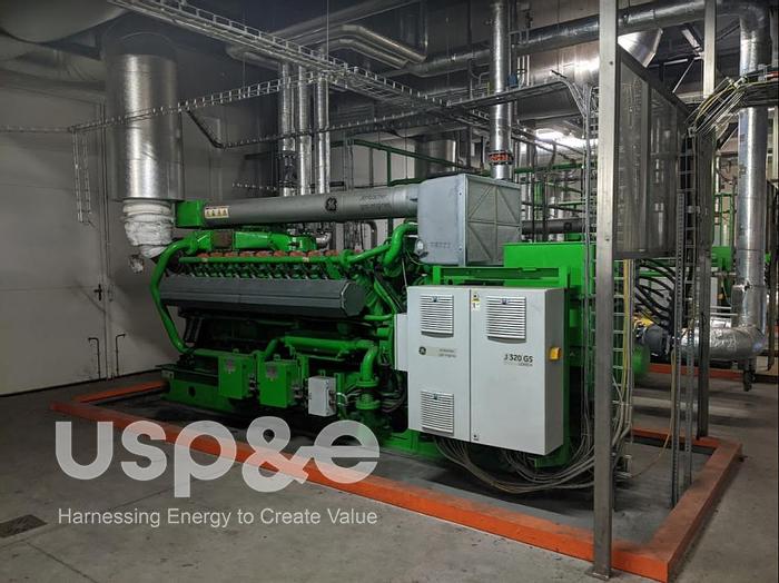 Used 0.97 MW 2013 Used Jenbacher 320GS-WL Syngas Genset